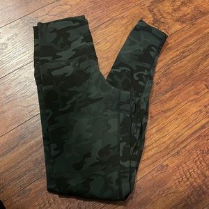 Camo Lululemon Align Army Print Leggings 28” Size 4